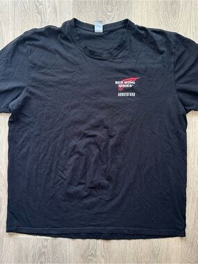 Red Wing Shoes Black Short Sleeve T-Shirt with Red Logo - Men's Size XXL
